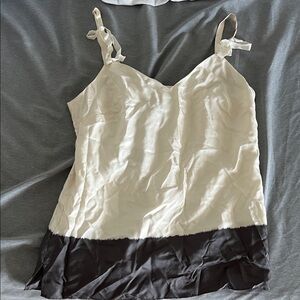 Banana Republic Cream Silk Top